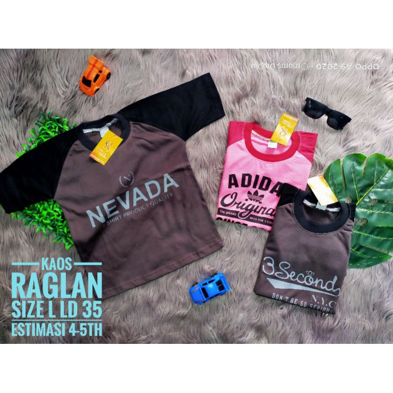 kaos raglan anak / kaos anak / raglan anak  / kaos distro