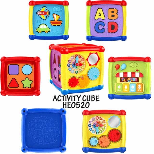 MAINAN BAYI FANCY CUBE SHAPE SORTER JOYBOX - HE0520