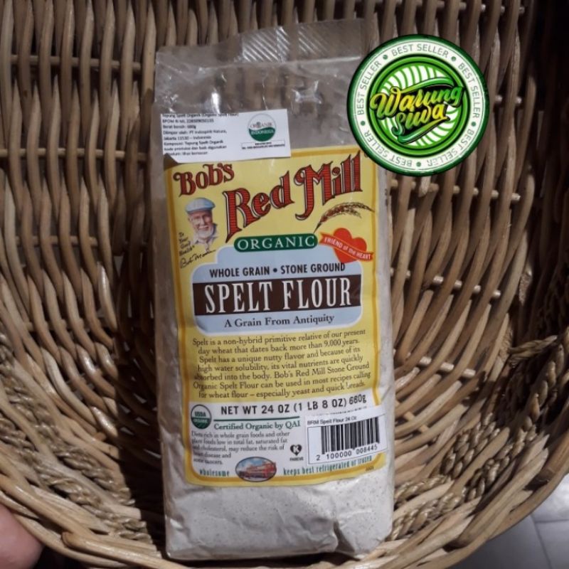 

Bob's red mill organic splet flour 680 gram