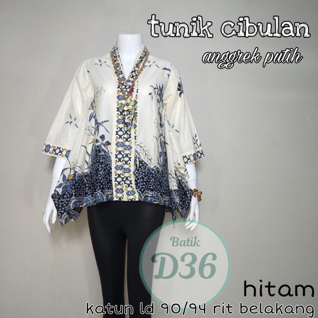 BLUS CIBULAN ANGGREK PUTIH SUPER JUMBO LD 120 XXXXXL 5L BATIK CANTIK BLOUSE BIG SIZE SERAGAM PLUS SIZE KANTOR KERJA PESTA KONDANGAN NIKAHAN