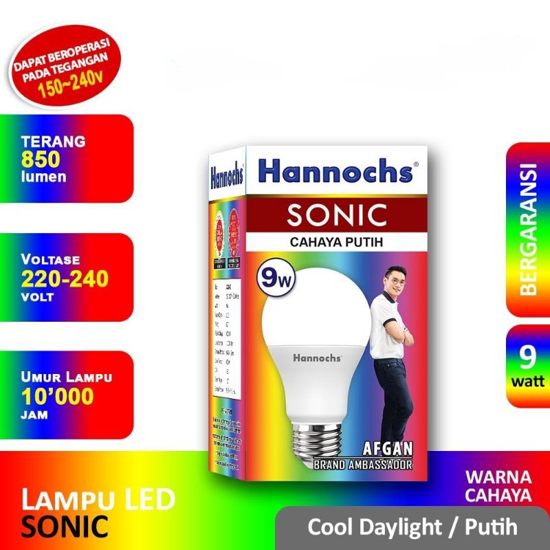 Lampu LED Hannochs SONIC 3W/ 5W/ 7W/ 9W/ 12W/ 15 Watt