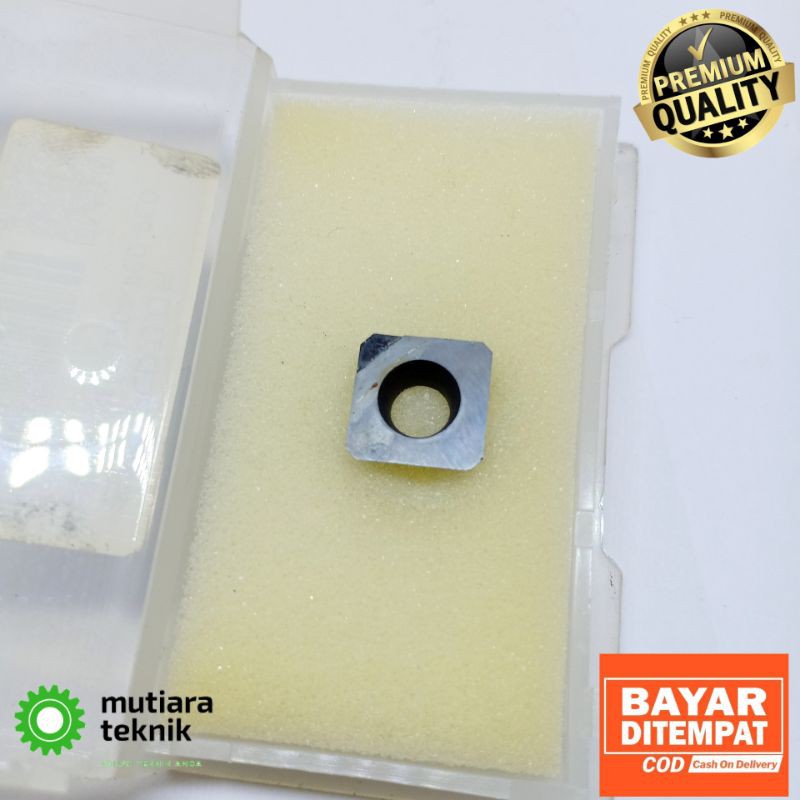 Insert bubut alumunium kinclong pcd diamond SEH1204 mata pisau bubut kilap mengkilap
