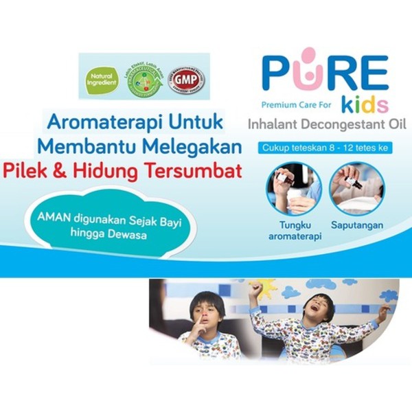 Pure Kids Inhalant Decongestant Oil 10ml / Obat Hidung Tersumbat-4