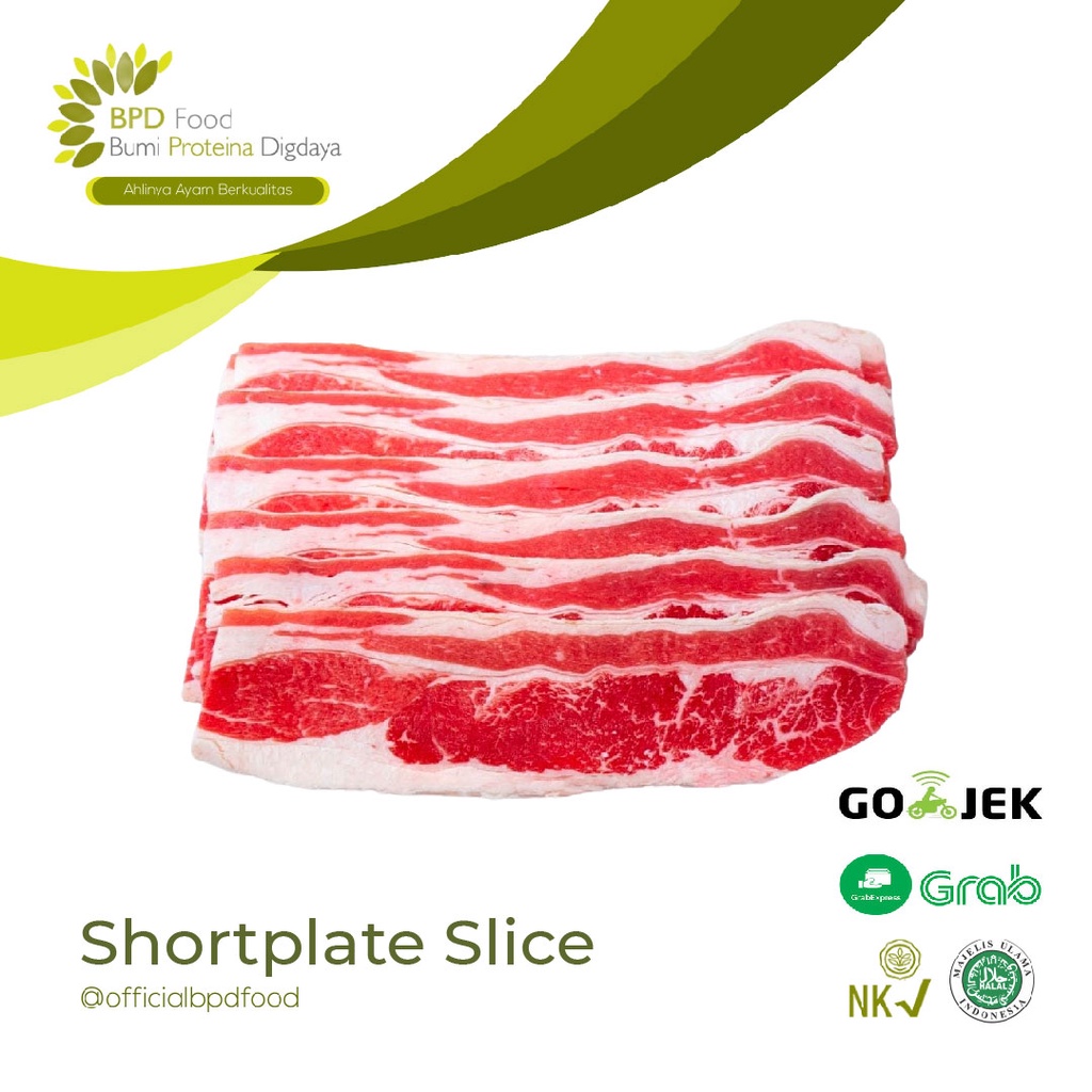 

SHORTPLATE US SLICE / BEEF / YOSHINOYA BEEF PREMIUM - 250 GRAM HALAL