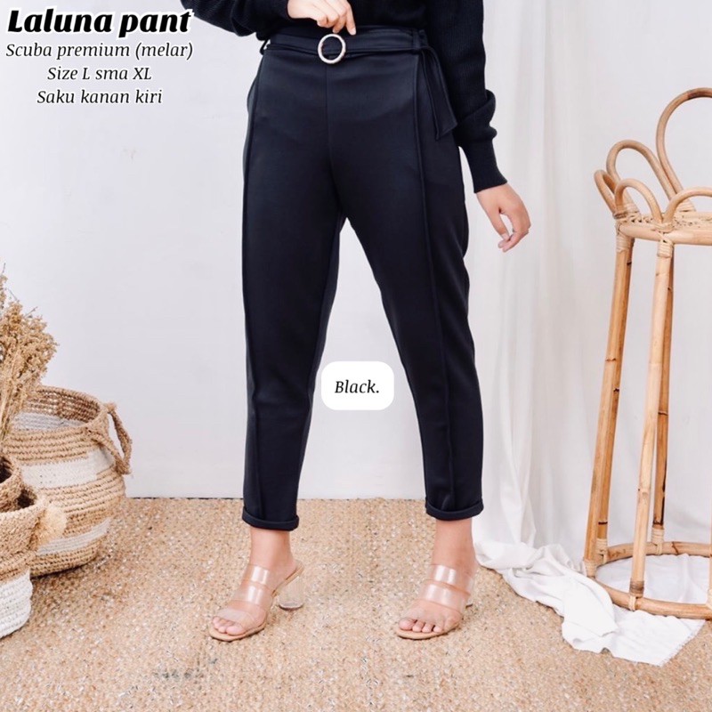 LALUNA PANT/CELANA KERJA/CELANA SCUBA/SCUBA PANT