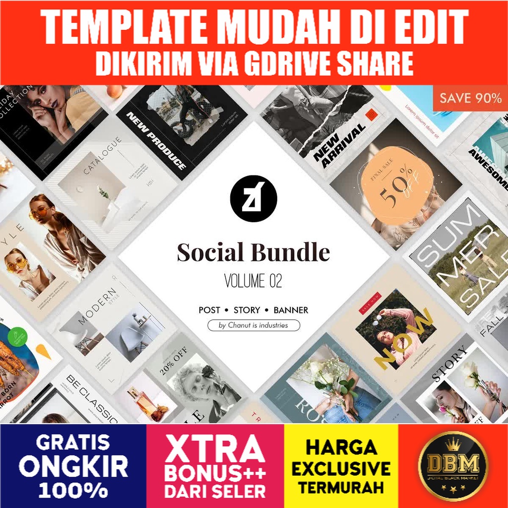 Chanut Is Bundle Templates Pack V2 - Vector Designs