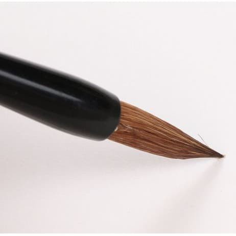 

kaligrafi-perlengkapan- chinese calligraphy wolf hair brushes pen - white hair, size s