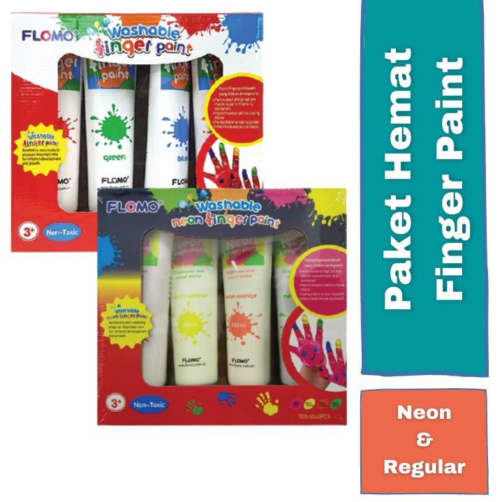 

Top Produk.. Flomo Paket Hemat Finger Paint- Mainan Cat Anak