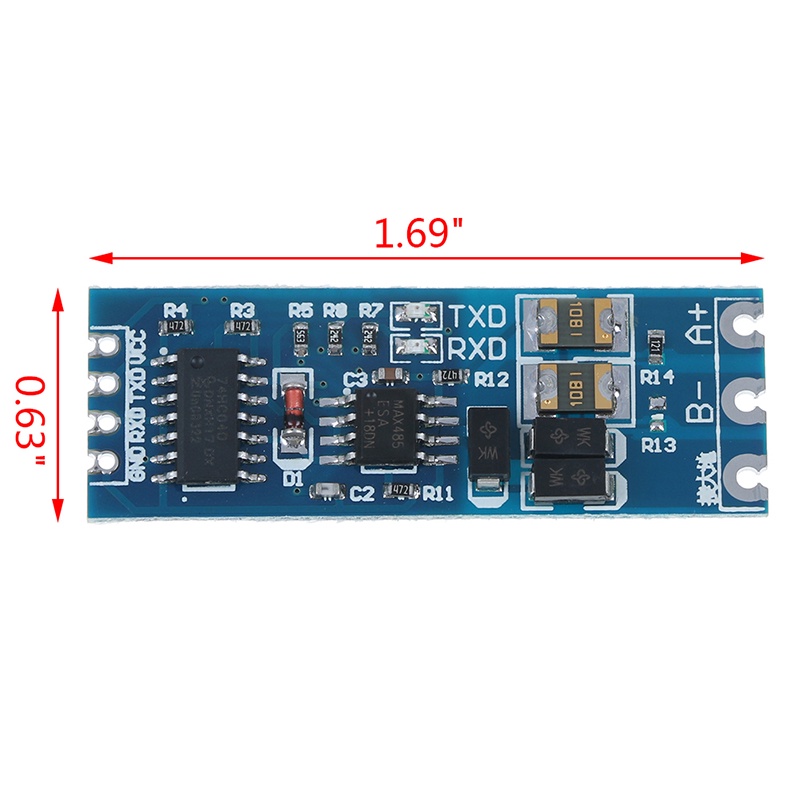 【Theredsunrisesiwy.id】Stable UART serial port to RS485 converter function module RS485 to TTL module