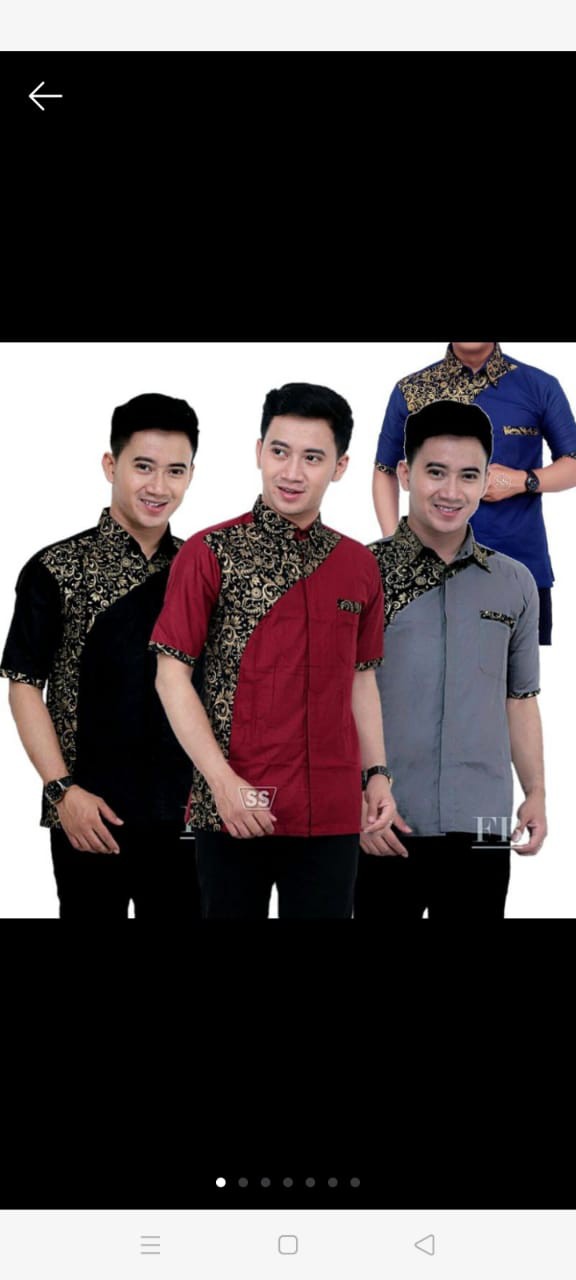 Kemeja Batik Prada Anjani Perak/panjang