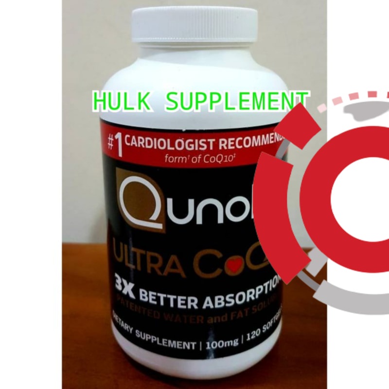 QUNOL ULTRA COQ10 COQ 10 UBIQUNOL 100MG 100 MG 120 SG