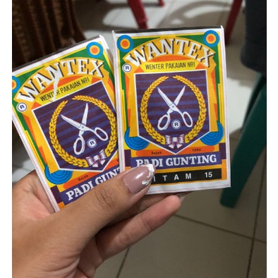 ⚡COD⚡Wantex WARNA LENGKAP pewarna jeans pakaian PADI GUNTING Tie Dye baju sumbo sumba kain || WANTEX