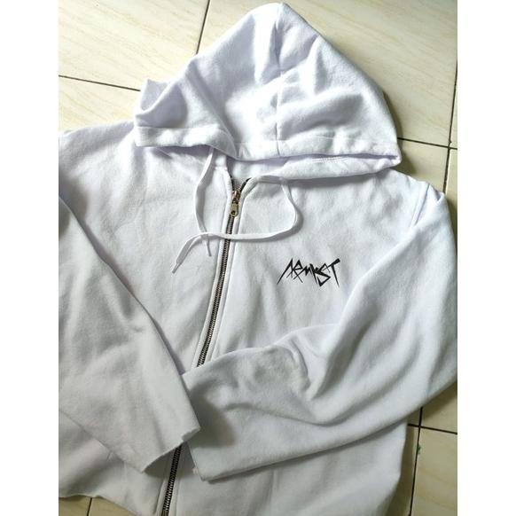 Zip Up Hoodie Jungkook Armyst Un Official Ready 3Xl Crop ( Tanpa Pre Order)
