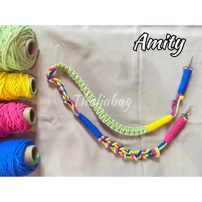 READY STOK STRAPBAG MACRAME AMITY BY THALIABAG // TALI TAS MURAH // HANDMADE // SLINGBAG // SHOULDERBAG // STRAP MACRAME // KEYCHAIN