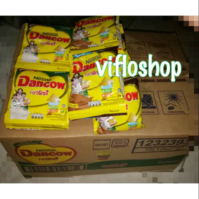 

Susu Dancow Forti Gro (Putih) Sachet (27 gr x 10 sct)