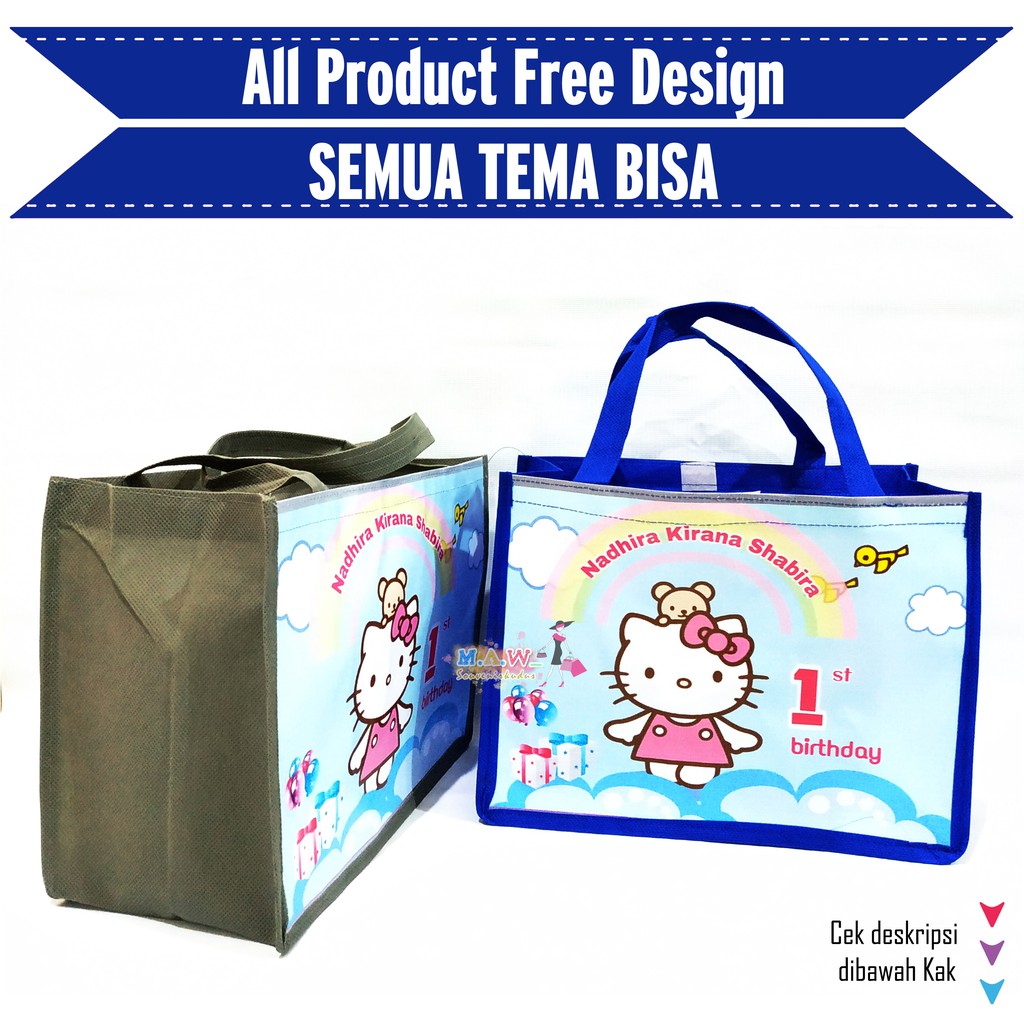 

tas jinjing kajatan ,Tas balen / tas ultah / tas ulang tahun / Souvenir / tas Promosi