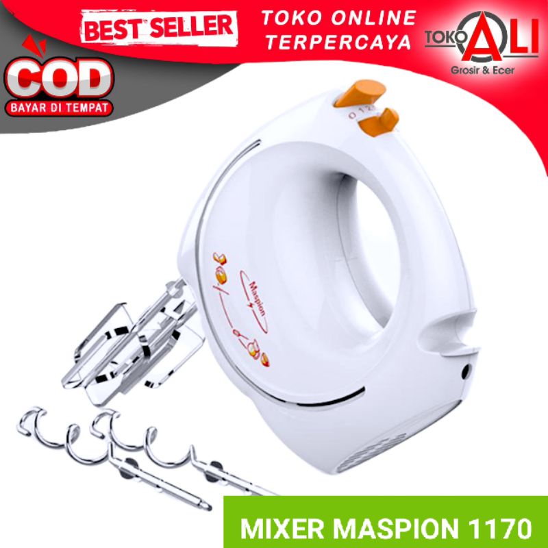Hand Mixer Maspion MT-1170 Mixer Maspion 1170 turbo mixer kue