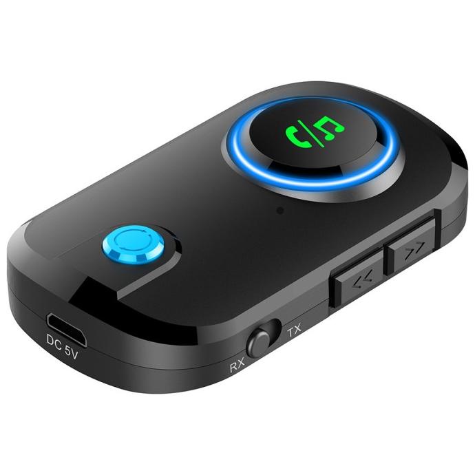 BAKEEY T3 2 IN 1 BLUETOOTH 5.0 RECEIVER TRANSMITTER CAR TV AUX AUDIO HGG654NGHN