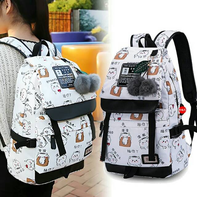 JTB-TAS RANSEL KARTUN JEPANG - TAS RANSEL FASHION WANITA TERLARIS-BACKPACK WANITA (JEPANG)