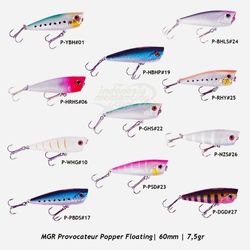 UMPAN POPPER MAGURO PROVOCATEUR 60 mm 7.5 gr