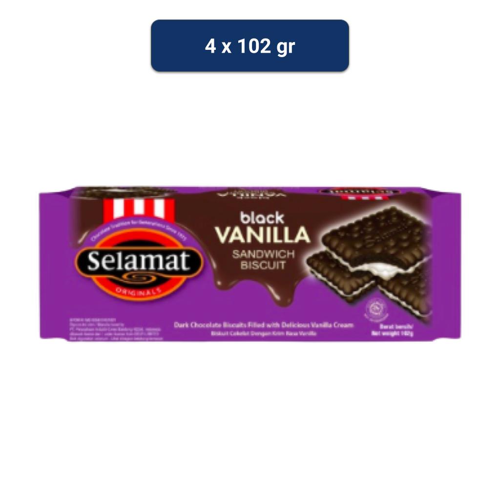 

Selamat Biscuit Black Vanilla 102 g x 4 pcs