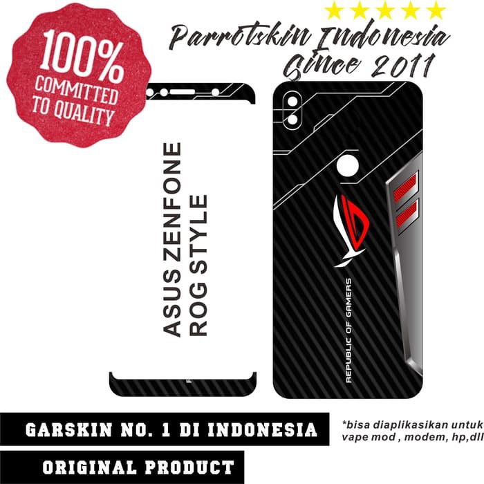 Garskin Skin zenfone max pro m1 max plus 4 5 selfie ROG design