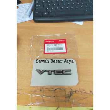 Emblem Logo VTEC Honda Jazz GD3 City GD8 2003 2004 2005 2006 2007 2008 . City Z 1999-2002 . Civic ES