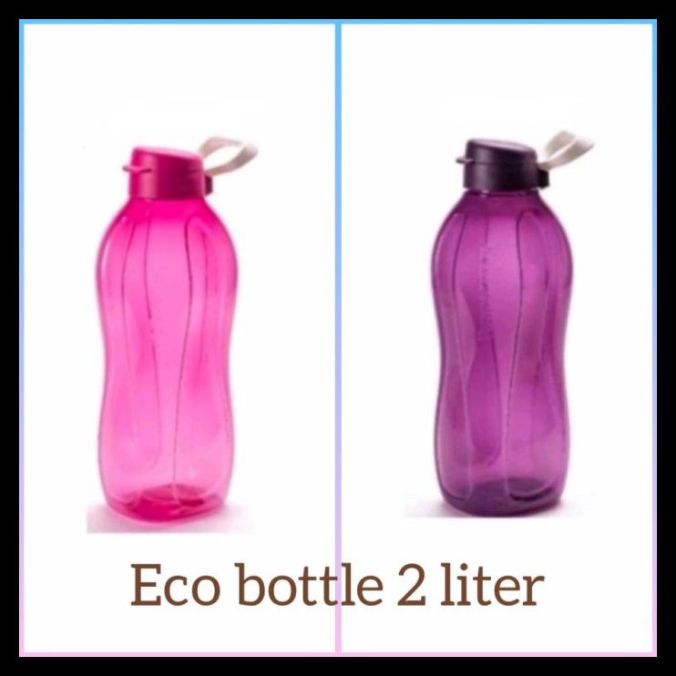 Tupperware Eco Bottle Botol Minum 2 Liter - Pink