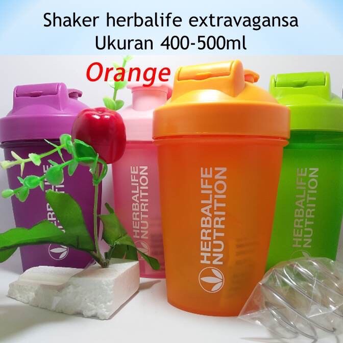 Shaker Herbalife Shaker Extravagansa Herbalife Shaker Milkshake Bola Stainless Steel Ukuran 400-500m