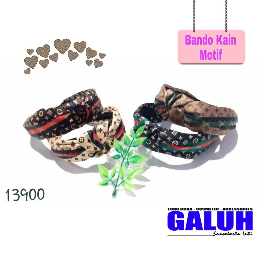 Import Bando Kain Motif Gucci