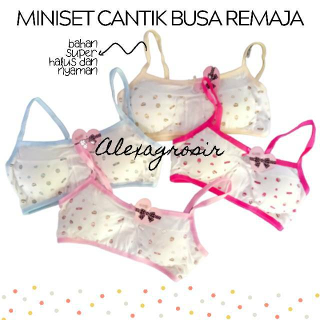 Miniset anak remaja/bra miniset anak remaja/miniset busa/miniset remaja - ALEXA