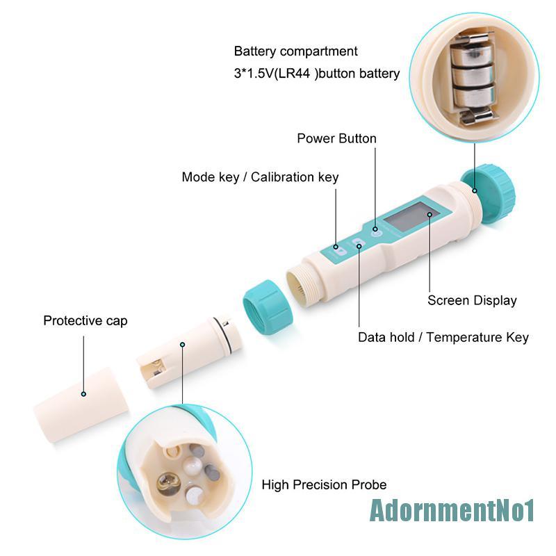 (Adornmentno1) 7 In 1 Ph Meter Tds Ec Orp Salinity S. G G G-Woord / Set Buku Literatur Dalam Bahasa Mandarin Untuk Anak