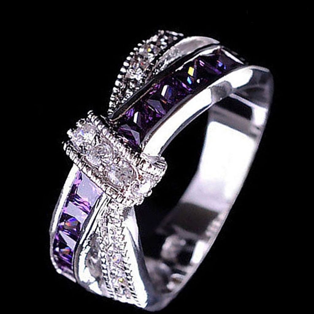 Cincin Berlian Imitasi Bahan Alloy Untuk Pesta