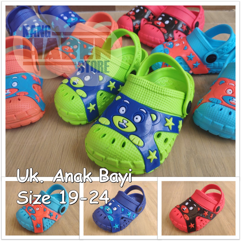 Sandal Baim Anak Bayi Karakter Beruang Lucu dan Nyaman Sendal Dulux 195EBR