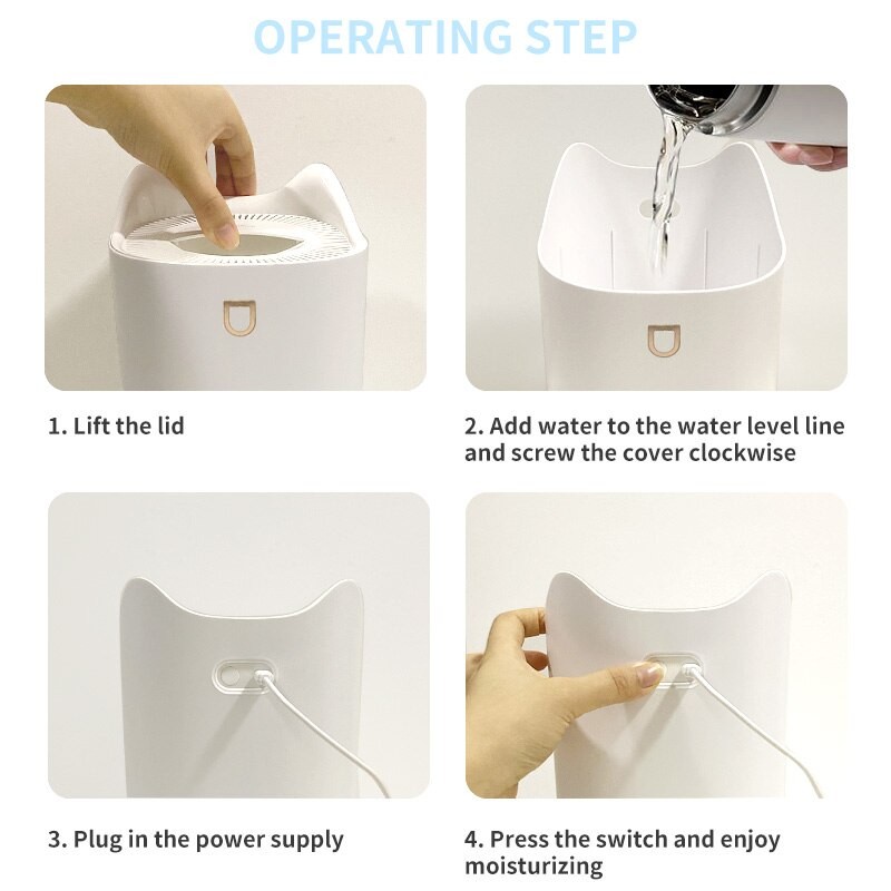 Air Humidifier Double Spray Aromatheraphy Humidifier Proyektor Jumbo Aroma Diffuser