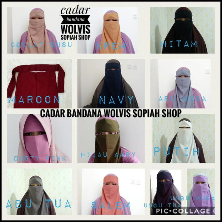 Anisacollectionshop Cadar Bandana Niqob