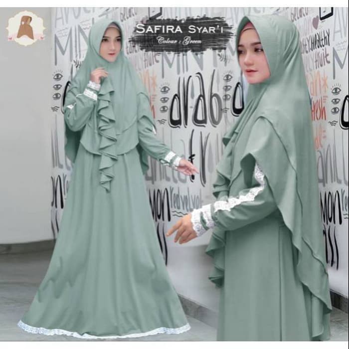 Baju Gamis Wanita Terbaru SAFIRA SYARI SUPPLIER BAJU MUSLIM B00093