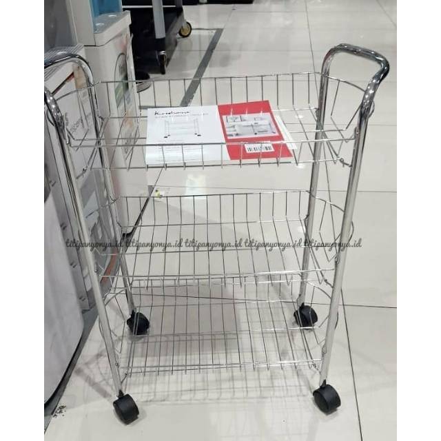 Krishome Rak Trolley 3 Tingkat | Shopee Indonesia