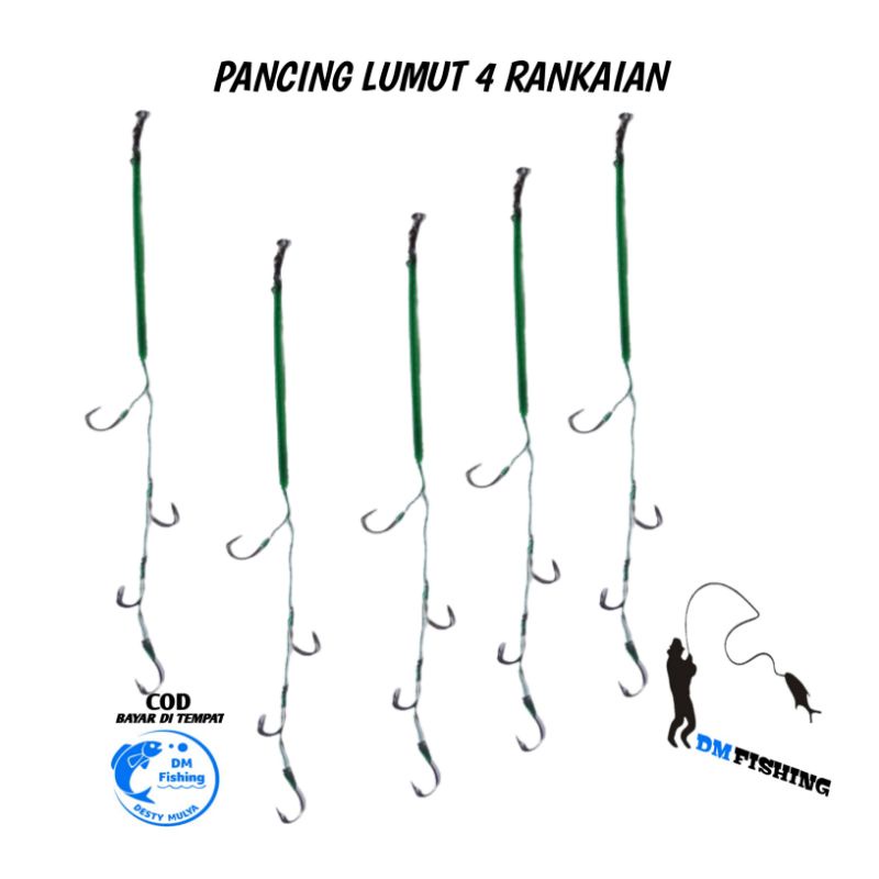 PANCING LUMUT RANGKAIAN 4 KAIL termurah, harga promo