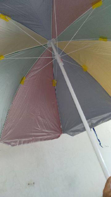 Payung Tenda 220cm Pelangi Payung Pantai Cafe Bazar Pkl