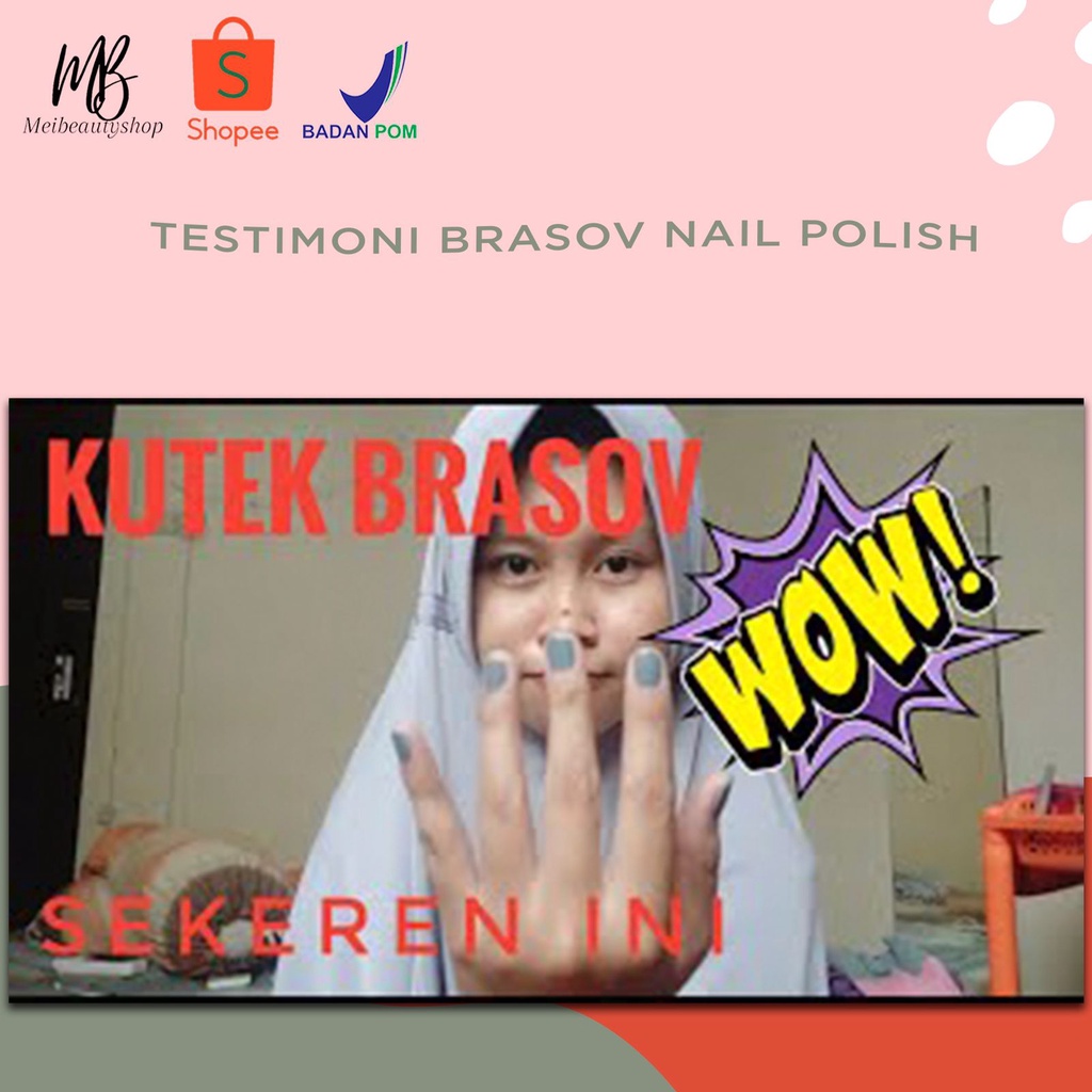 BRASOV NAIL POLISH - BRASOV KUTEKS 8ML BPOM