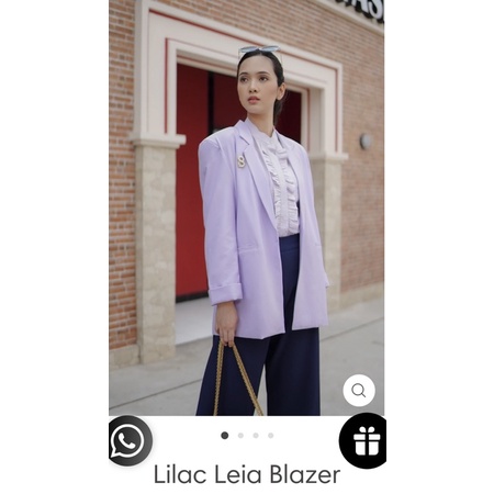 Lilac Leia Blazer Benang Jarum size L