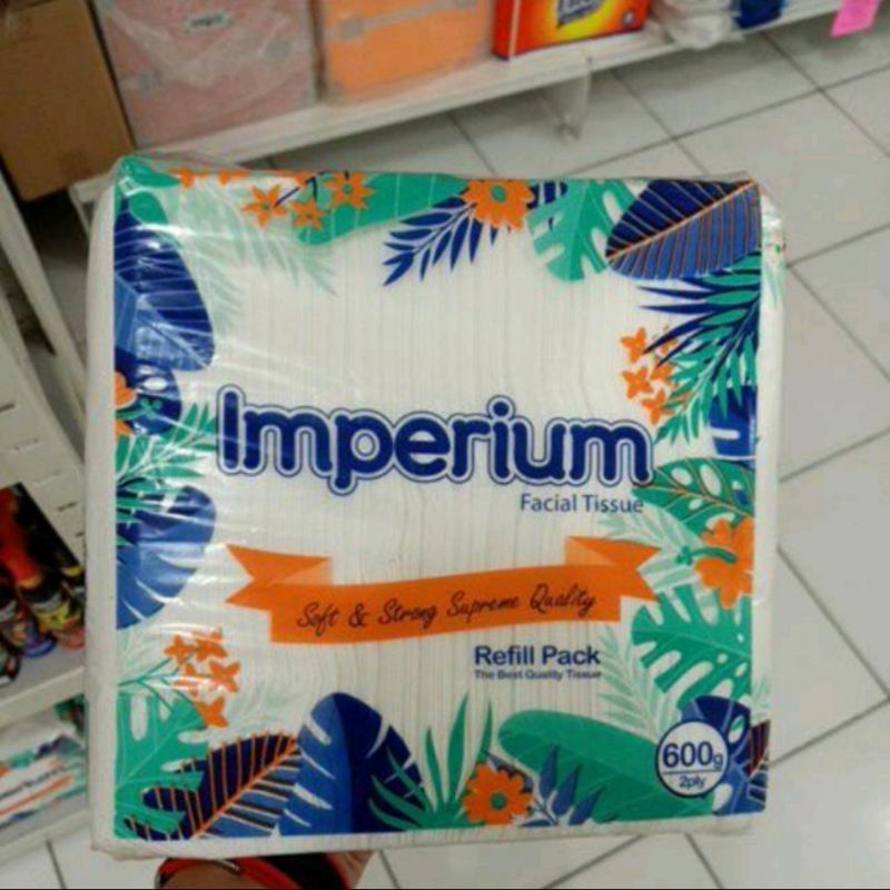 tisue facial see u 650 sheet dan imperium 600 gram 2ply-Imperium 600 gram