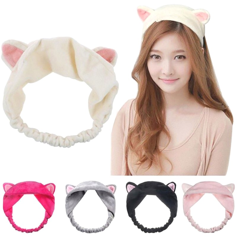 CEHB bando telinga kucing kuping headband korea facial bandana cat ear