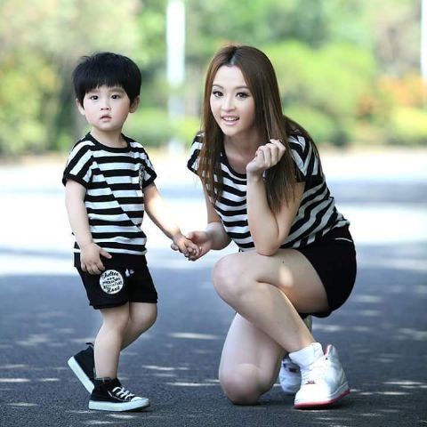 [READY] FASHION BAJU COUPLE IBU DAN ANAK LAKI-LAKI