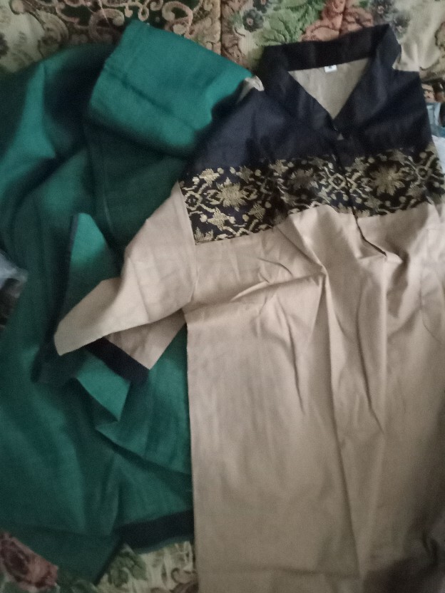 Bswart Batik Hrb026 Kenongo Hem Pendek Padi Pekalongan M L Xl Batik Pria Murah Modern Grosir Eltobeb