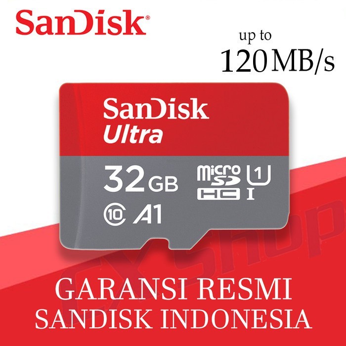 SanDisk Ultra MicroSD 32GB A1 120MB/s MicroSDHC UHS-I Micro SD