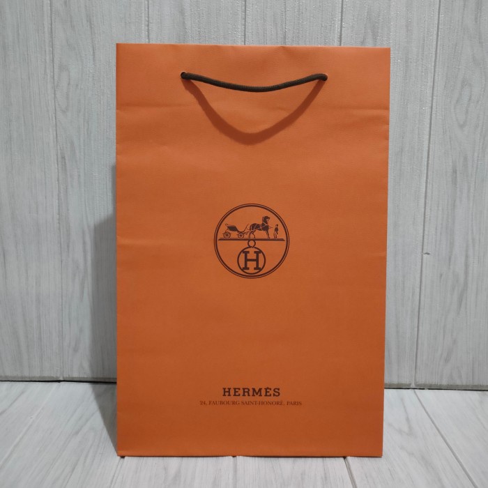 

(TERLARIS) paperbag hermes authentic