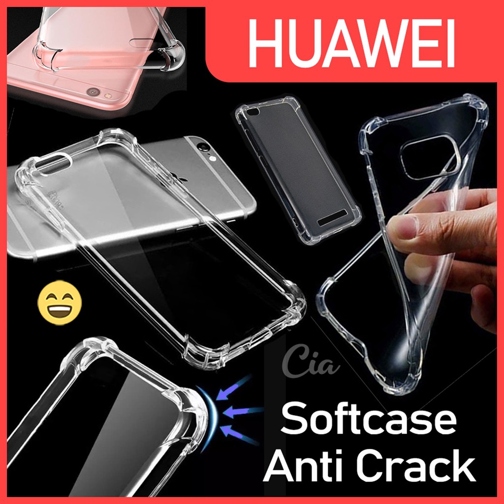 Anti Crack Huawei P30 Pro Honor 9 Lite 7A 8A 8X 9X Nova 2i 3i Y3 Y7 PRIME 2017 7X Softcase Bening Po