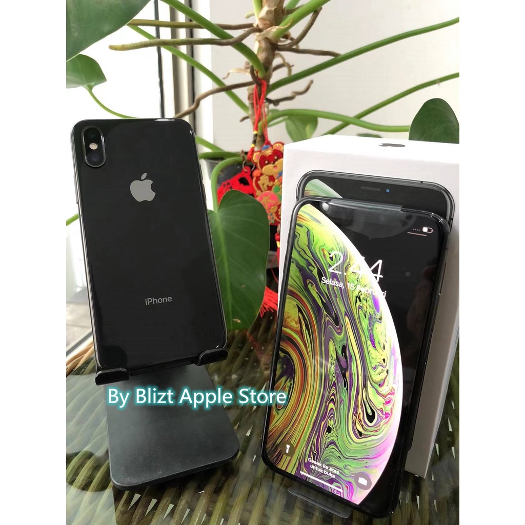 iPhone Xs 256GB All Sim Silent Fullset Ori Ex inter Second Mulus100% Like New 3utools All Green (Garansi 1 Tahun)